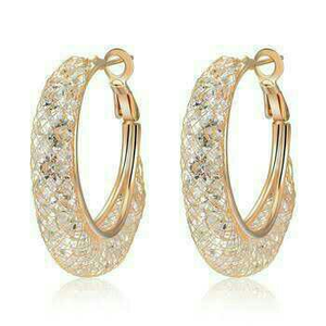Gold Diamonds Earrings
