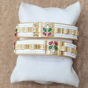 Traditional Design With Moti & Kundan Sto