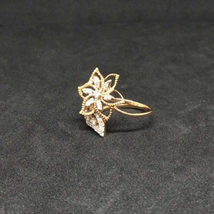 Real Diamond Rose Gold Flower Branded Ladies 