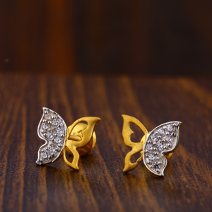 22CT Gold Hallmark Delicate Ladies Tops Earri