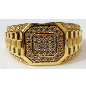 22kt gold casting cz exclusive ring for men g