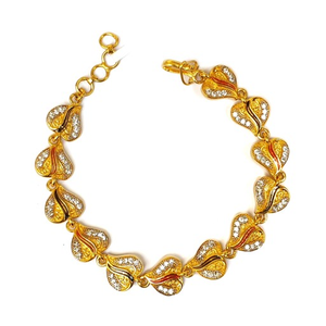 1 gram gold forming fancy bracelet mga - bre0