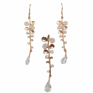 Hanging Rose 925 Silver