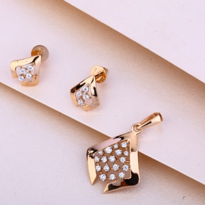 20 carat rose gold ladies pendants set RH-PS7