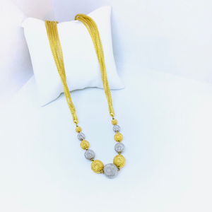 FANCY GOLD MALA FOR LADIES