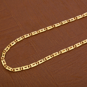 Mens Plain Gold Chain-MNC38