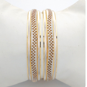 GOLD HALLMARK CNC LASER BANGLE - CLJ1046