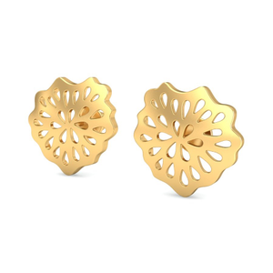 916 Gold Dazzling Earring BERP041