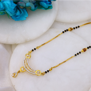 916 hallmark classic gold mangalsutra