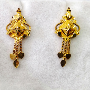 22 KT 916 Hallmark plane Earring