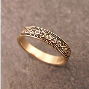 Fine Jewelry 18 Kt   Yellow Gold Petunia Flor