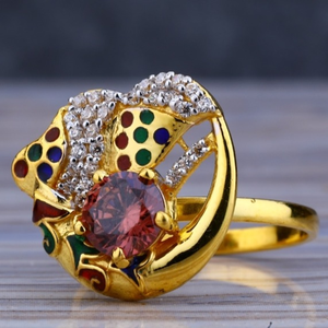 22 carat gold classical ladies rings RH-LR440