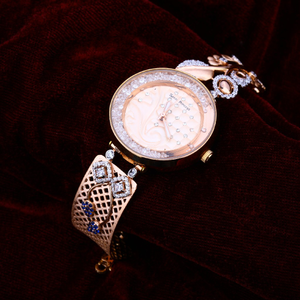 18KT Cz Women's Designer Rose Gold  Watch RLW