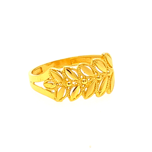 22k Gold Plain Simple Ring