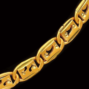 22Kt Hallmark Real Solid Yellow Gold Necklace