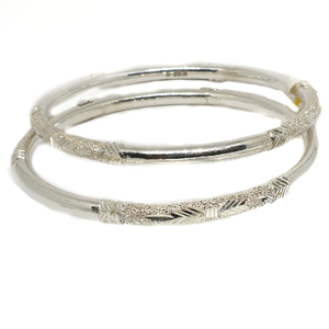 925 sterling silver round shaped plain kadali