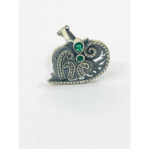 92.5 sterling silver antique looking indian m