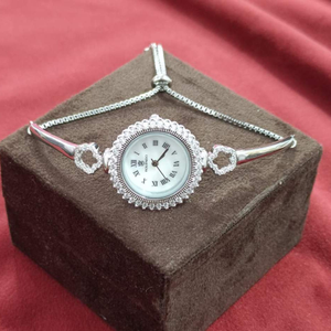 silver classical ladies watch EH-LW121
