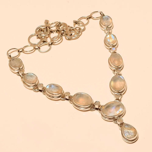 Designer Silver Diamond Necklace