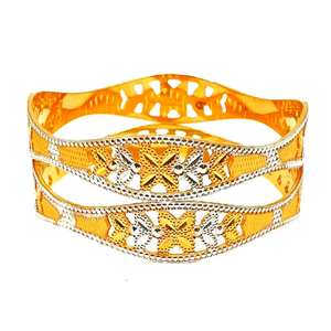 One gram gold forming designer bangles mga - 