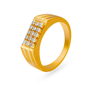 916 gold trending design ring