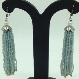 Blue Topaz Stones Ear Chandelier Hangings&nbsp;JE