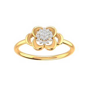 18K Gold Real Diamond Modern Ring MGA - SUG01