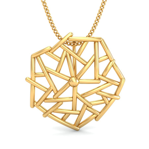 916 Gold Designer Pendant BPDP024