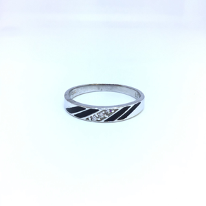 925 sterling silver fancy band for ladies