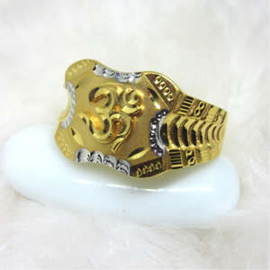 Gold casting om ring