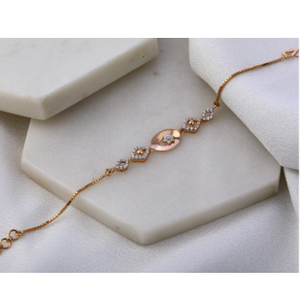 20 carat rose gold ladies bracelet RH-LB165
