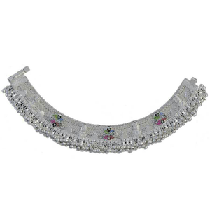 Fancy Silver Anklet
