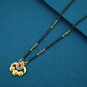 22K 916 SINGAL LINE FANCY MANGALSUTRA