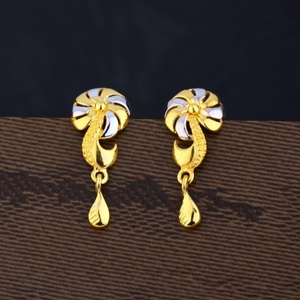 22 carat gold ladies earrings RH-LE630
