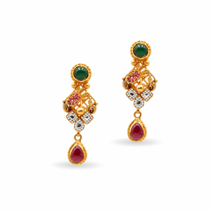 Antique Earrings 916 Gold