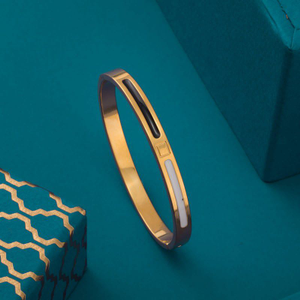 999 Gold Plated Antique Gents Kada