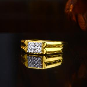 22KT Gold Office Wear  Men's Ring 