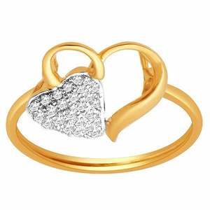 18k gold real diamond ring mga - rdr0035