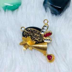 916 gold mangalsutra jadtar pendant msp