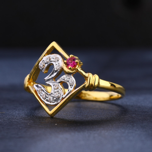 22CT  Gold Gorgeous Ladies CZ Ring LR1106