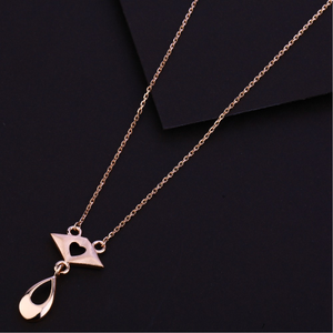 18ct Rose Gold Hallmark Stylish  Necklace RTM