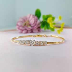 14K Gold Classic Diamond Bracelet JBRC05