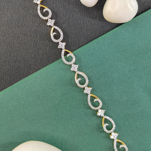 14K Gold Trending Diamond Bracelet JBRC10