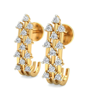 Gold antique earring ber 068