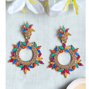 Multicolor Stylish Design Artificial earring