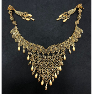 916 Gold Modern Necklace Set