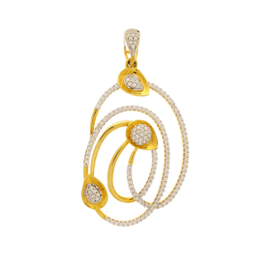 22kt gold fancy pendant
