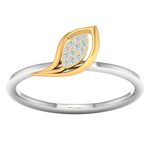 18k gold real diamond ring mga - rdr004
