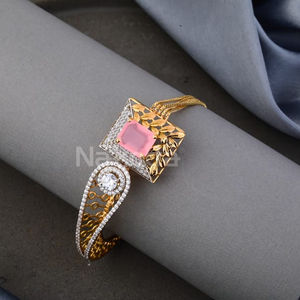 750 Rose Gold Delicate Ladies Kada RLKB437