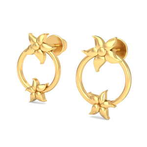 916 Gold Stunning Earrings BERP017
